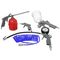 AIRCRAFT Five Pce Kit G Feed Sp Gun Air Dust Par Washer Tyre Inf & Spir Hose